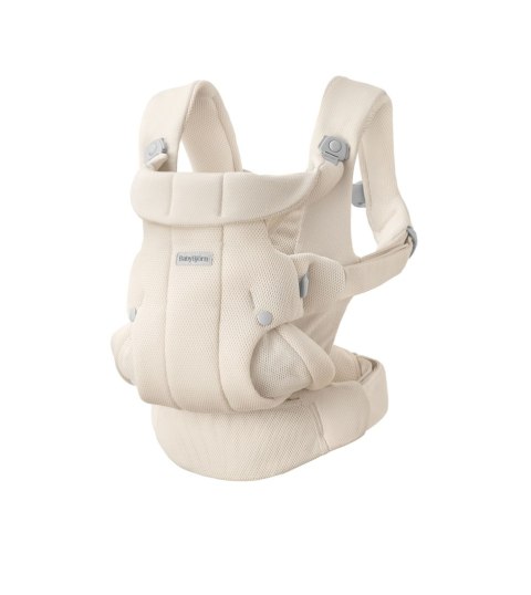 BABYBJORN - nosidełko HOLD, MESH, kremowe