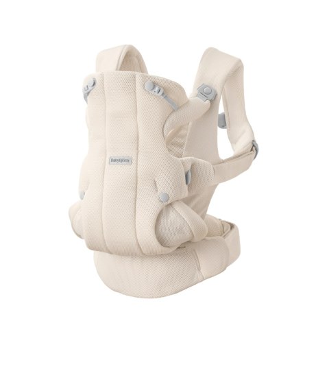 BABYBJORN - nosidełko HOLD, MESH, kremowe