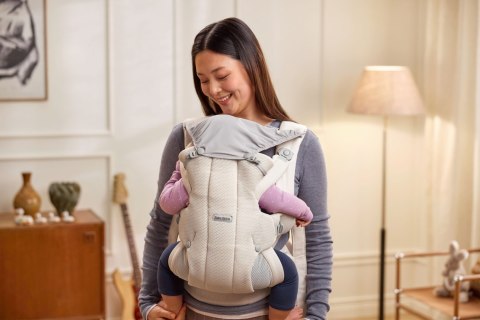 BABYBJORN - nosidełko HOLD, MESH, kremowe