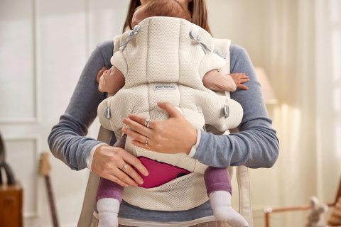 BABYBJORN - nosidełko HOLD, MESH, kremowe