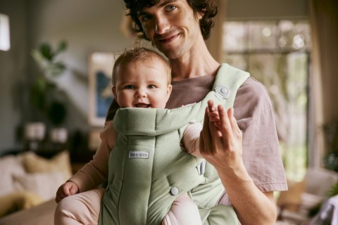 BABYBJORN - nosidełko HOLD, WOVEN, jasnozielony