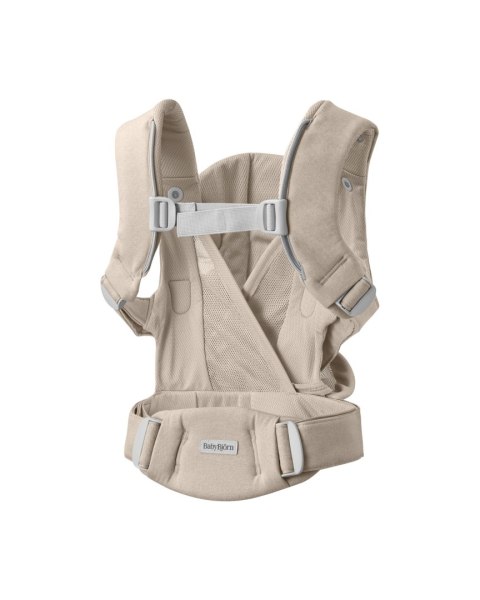 BABYBJORN - nosidełko HOLD, WOVEN, piaskowoszary