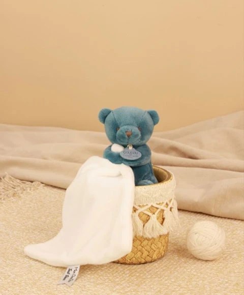 DOUDOU - miś z kocykiem Mój Mały Miś Doudou et Compagnie, 8 szt. ZESTAW