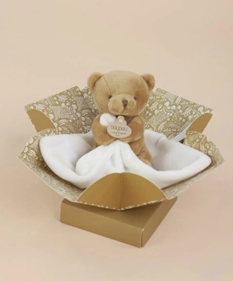 DOUDOU - miś z kocykiem Mój Mały Miś Doudou et Compagnie, 8 szt. ZESTAW