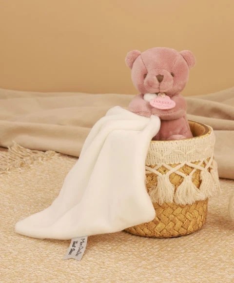 DOUDOU - miś z kocykiem Mój Mały Miś Doudou et Compagnie, 8 szt. ZESTAW