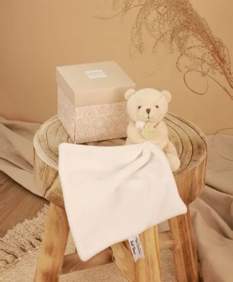 DOUDOU - miś z kocykiem Mój Mały Miś Doudou et Compagnie, 8 szt. ZESTAW