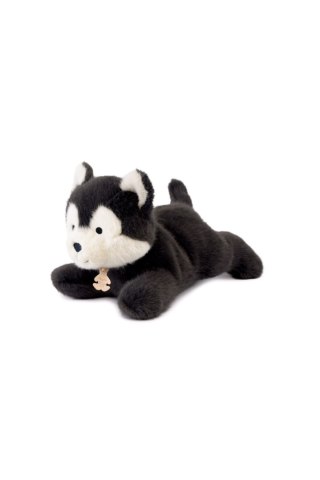 DOUDOU - obciążeniowy pluszowy wilk Les P'tits Relax, Histoire d'Ours, 22 cm, szary