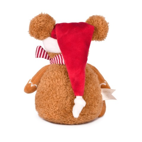 DOUDOU - przytulanki myszki świąteczne Boule de Neige, Doudou et Compagnie, 15 cm, 6 szt. ZESTAW
