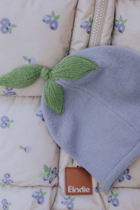 ELODIE DETAILS - czapka zimowa, Furry Knit Beanie, Blueberry Bliss, 2-3 lata