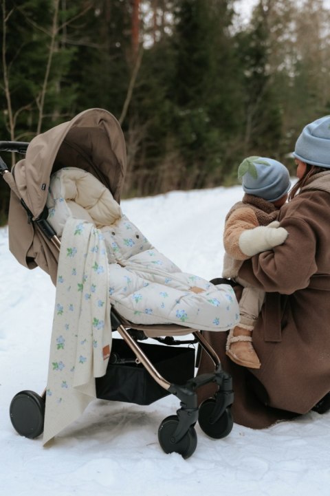 ELODIE DETAILS - czapka zimowa, Furry Knit Beanie, Blueberry Bliss, 3-100 lat