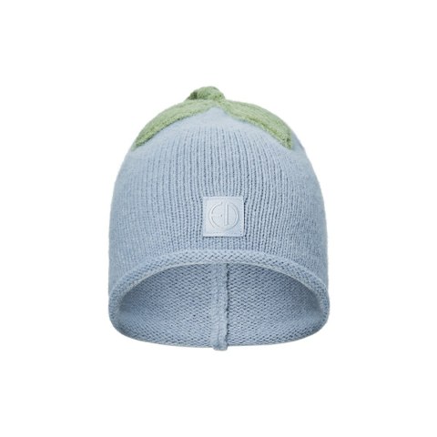 ELODIE DETAILS - czapka zimowa, Furry Knit Beanie, Blueberry Bliss, 6-12 m-cy