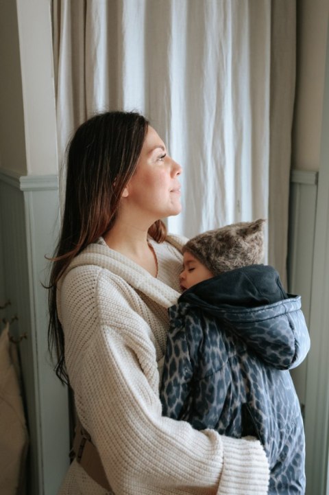ELODIE DETAILS - czapka zimowa, Furry Knit Beanie, Le Leopard, 3-100 lat