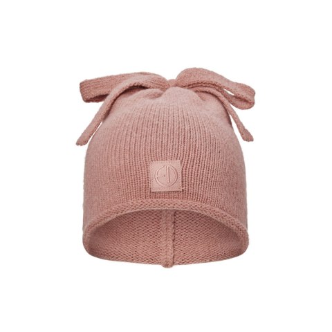 ELODIE DETAILS - czapka zimowa, Furry Knit Beanie, Rosy Bow, 3-100 lat
