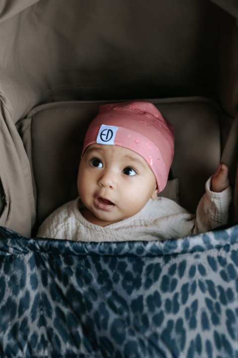 ELODIE DETAILS - czapka zimowa, Winter Beanie, Pink Petit River Rose, 1-2 lata