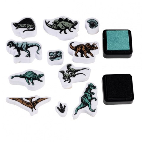 Stempelki dla dzieci, 11 szt., Dinozaury, 3+, Rex London