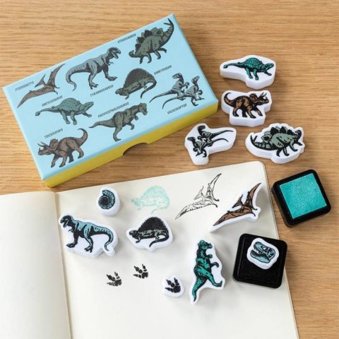 Stempelki dla dzieci, 11 szt., Dinozaury, 3+, Rex London