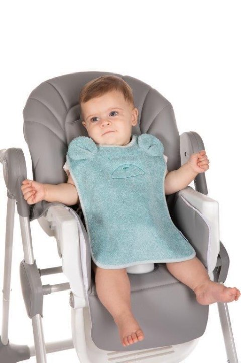 B-Śliniaczek Eco organic Bear blue mint