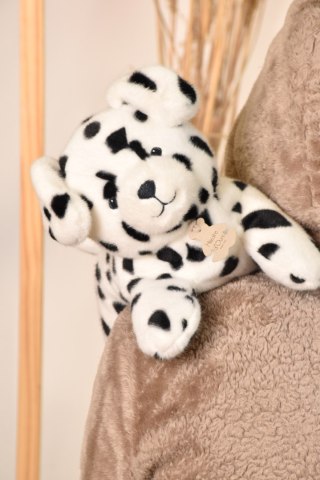 DOUDOU - obciążeniowy pluszowy pies dalmatyńczyk Les P'tits Relax, Histoire d'Ours, 30 cm, biały