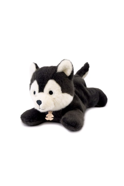 DOUDOU - obciążeniowy pluszowy wilk Les P'tits Relax, Histoire d'Ours, 30 cm, szary