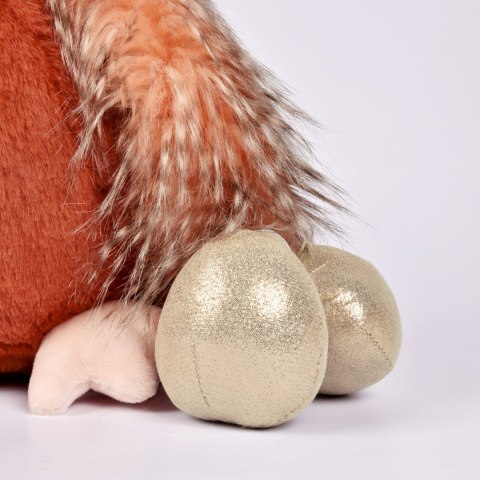 DOUDOU - przytulanka kurka Poulette ze złotymi jajkami, Histoire d'Ours, 28 cm