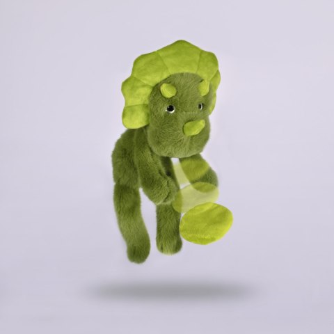 DOUDOU - przytulanka magnetyczna Podcoll Dinozaur, Histoire d'Ours, 30 cm, zielony