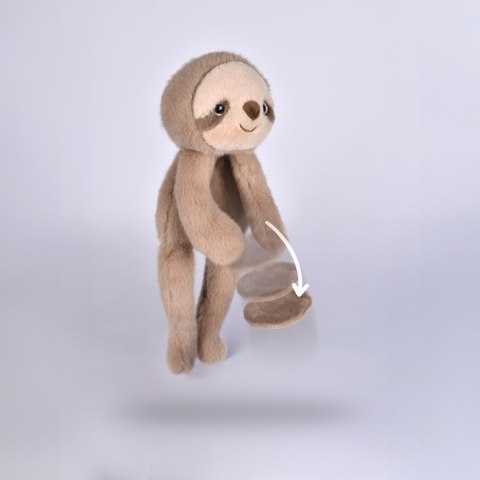 DOUDOU - przytulanka magnetyczna Podcoll Leniwiec, Histoire d'Ours, 30 cm, beżowy