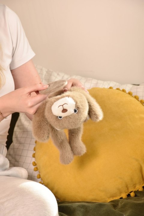 DOUDOU - przytulanka magnetyczna Podcoll Miś, Histoire d'Ours, 30 cm, brązowy