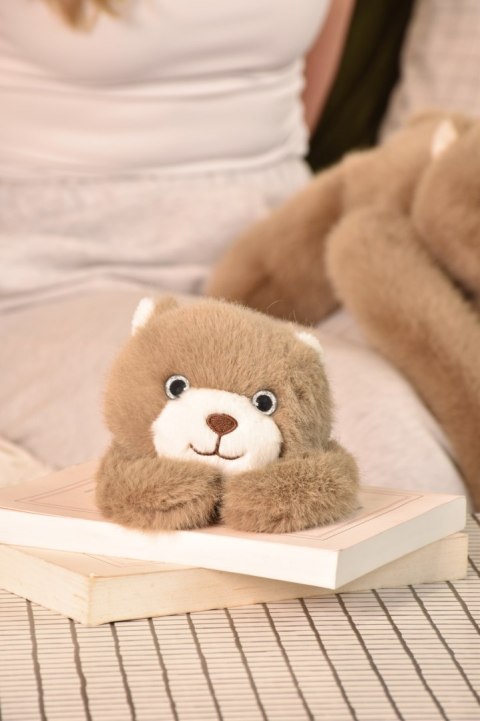 DOUDOU - przytulanka magnetyczna Podcoll Miś, Histoire d'Ours, 30 cm, brązowy