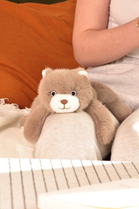 DOUDOU - przytulanka magnetyczna Podcoll Miś, Histoire d'Ours, 30 cm, brązowy