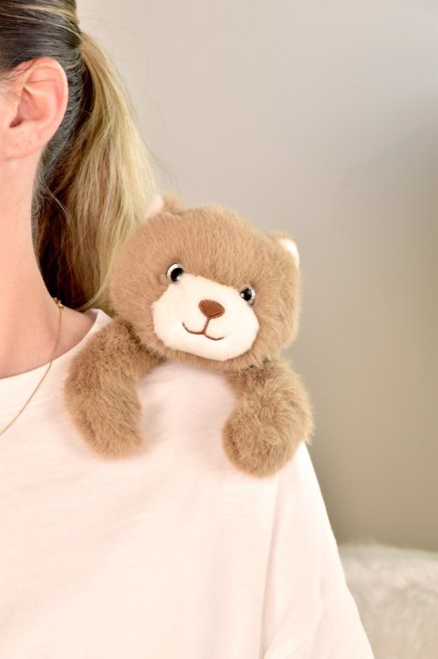 DOUDOU - przytulanka magnetyczna Podcoll Miś, Histoire d'Ours, 30 cm, brązowy