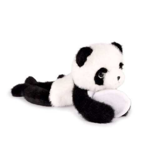 DOUDOU - przytulanka magnetyczna Podcoll Panda, Histoire d'Ours, 30 cm, czarno-biały