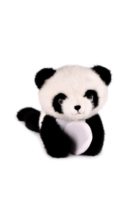 DOUDOU - przytulanka magnetyczna Podcoll Panda, Histoire d'Ours, 30 cm, czarno-biały