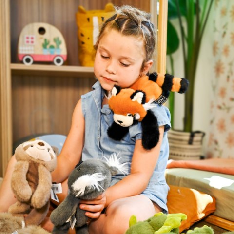 DOUDOU - przytulanka magnetyczna Podcoll Panda ruda, Histoire d'Ours, 30 cm, rudy