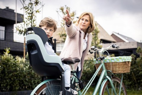 Fotelik row. Bobike GO 1P do ramy Marsmallow Mint