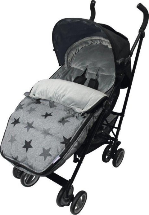 Śpiworek do wózka 6-36m Grey Stars