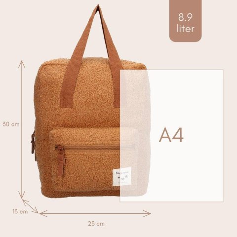 Plecak dla dzieci Berlin Soft brown A4 KIDZROOM