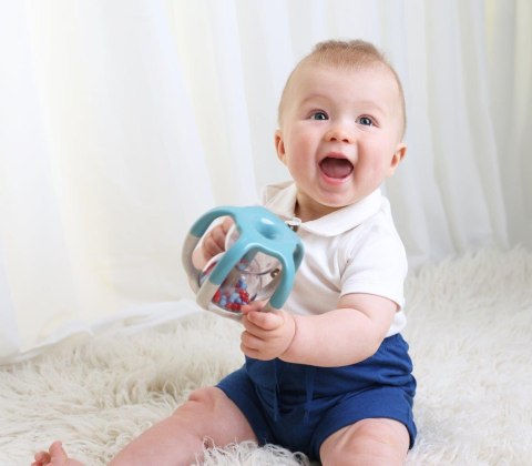Grzechotka chwytak dla niemowląt TOLO Bio 3m+