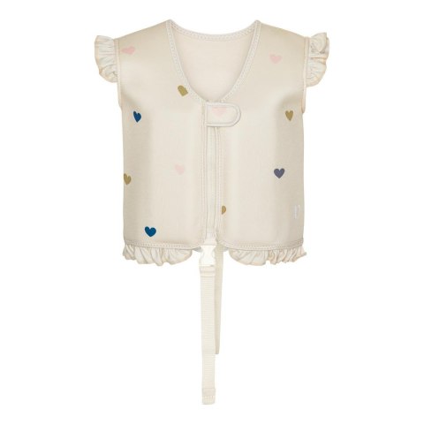 Kamizelka do pływania Neo Frill Milk Hearts 1-3L