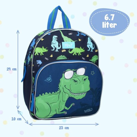 Plecak dla dzieci PRET Happy Dino blue