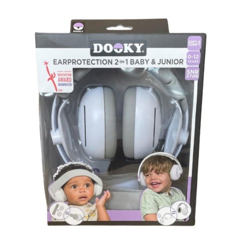 Słuchawki ochronne 2w1 Baby&Junior DOOKY 0-12 lat
