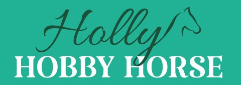 Holly Hobby Horse koń na pasku z ogonem beige