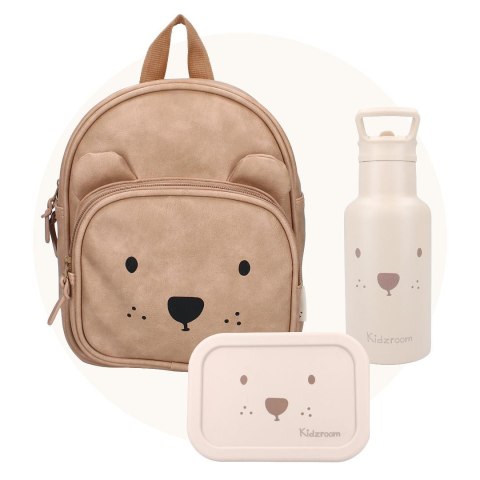 Lunchbox pojemnik silikon KIDZROOM Beary Excited