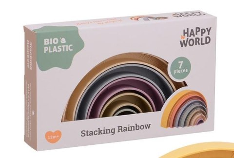 Tęcza do układania BIOplastik Happy World 12 m+