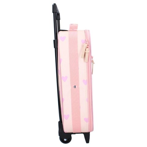 Walizka dla dzieci KIDZROOM Magical Heart pink