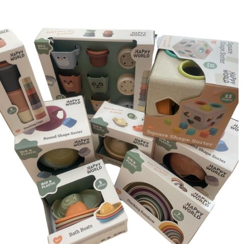 Wieża z kulek BIOplastik Happy World 12m+