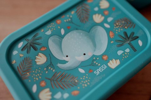 Lunchbox pojemnik silikonowy Słonik SASSI