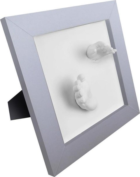 Ramka Deluxe z odciskiem 3D Happy Hands silver