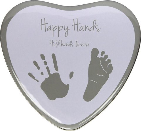 Serce z odciskiem dłoni i stópki 2D Happy Hands