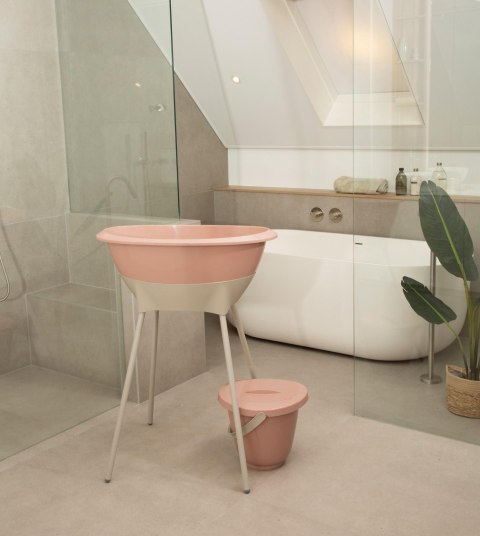 Zestaw kąpielowy 8 elem. LUMA Blush Pink
