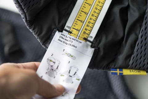 BABYBJORN MOVE 3D Mesh - nosidełko, Antracyt
